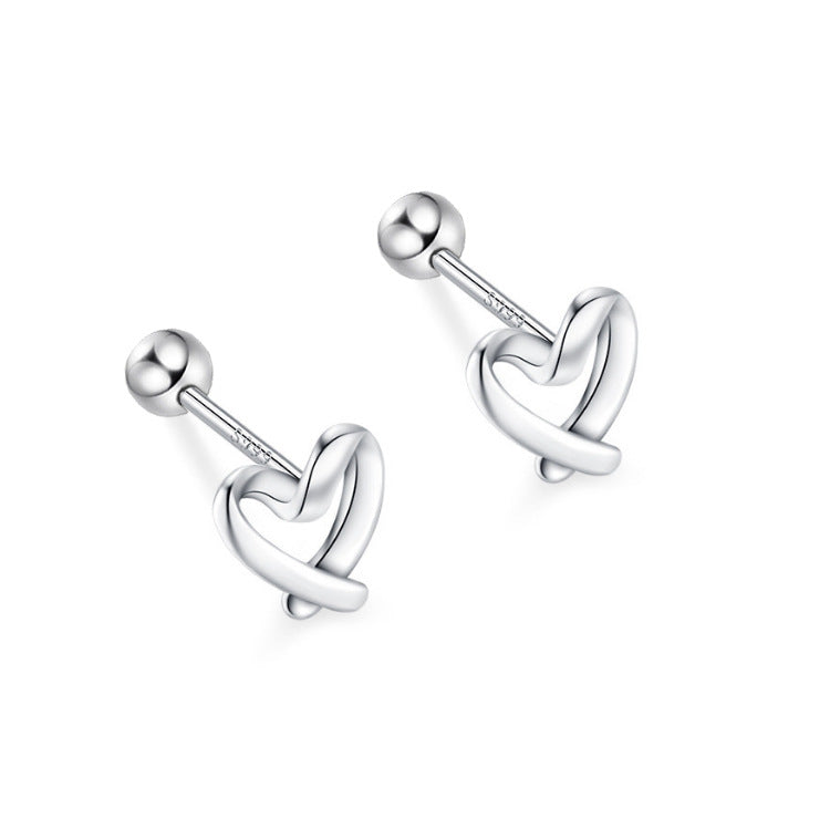 Pure Ear Korean Style Niche Screw Sleeping No Earrings
