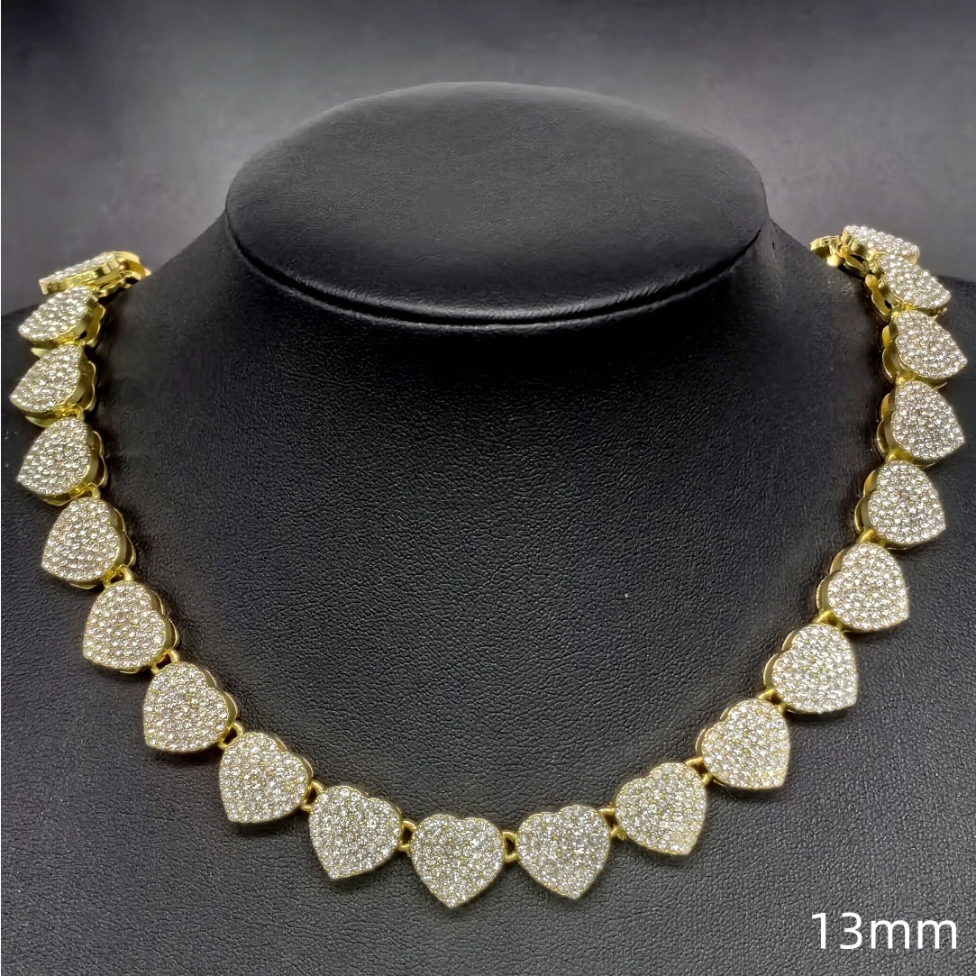 Women's & Men's Of Diamond Alloy Trendy Cool Hip Necklaces