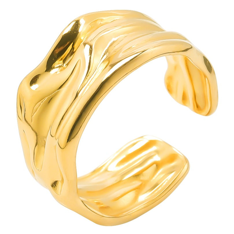 Cold Wind Niche Simple No Color Rings