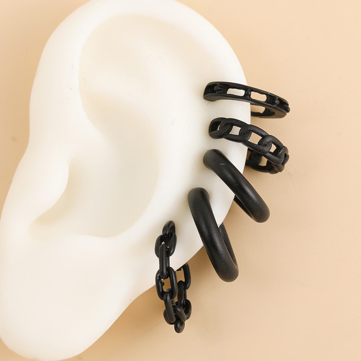 Simple Ear Clip Vintage Style Shaped Rings