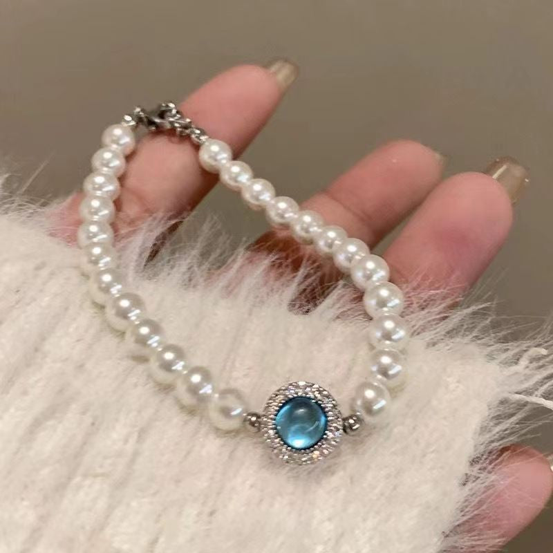 Women's French Sweet Pearl Geometric High-grade Exquisite Bracelets