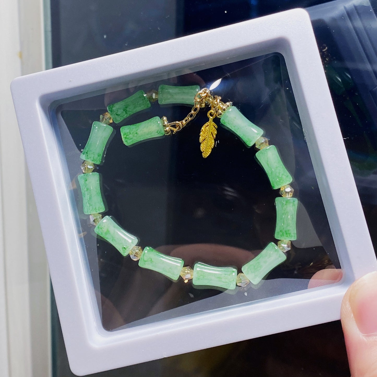 Scenic Spot Gift Box Colored Glaze Bracelets