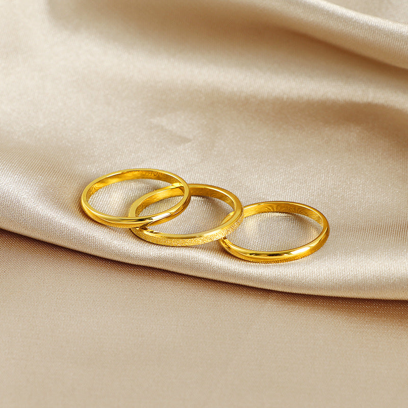 Design Light Luxury Cold High Sense Rings