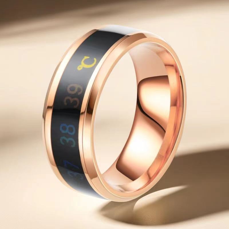 Men's Stainless Steel Smart Trendy Cold Hip Rings