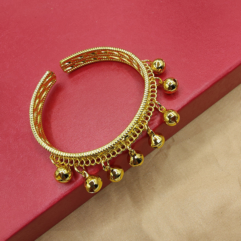 Lakes Stall Miao Sier Ethnic Style Eight Bell Bracelets