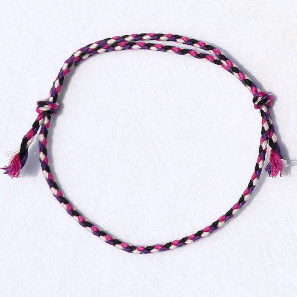 Hand-woven Tibetan Hand Rub Thread Carrying Bracelets
