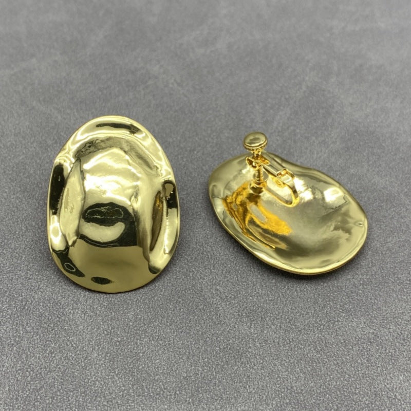 Women's Glossy Niche High-grade Irregular Exaggerated Trendy Earrings