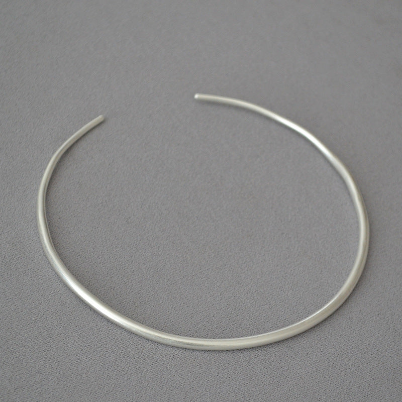 Retro Minimalist Irregular Lines Brass Gold Plated Personality Simple Fashionable Collar