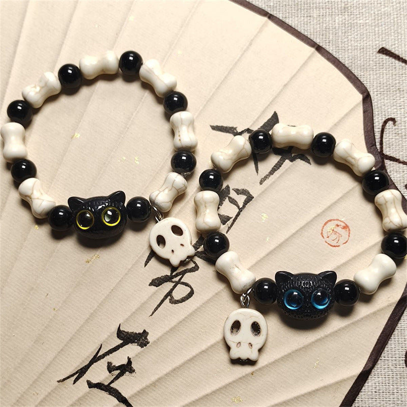 Kitty Chinese Ceramic Female Niche Wild Girlfriends Bracelets