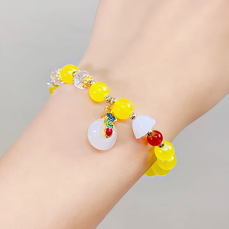 Safety Buckle Sweet Tassel Hand Toy Bracelets