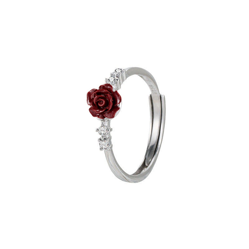 Women's Selection Romantic Rose Fashion Good-looking French Classic Rings