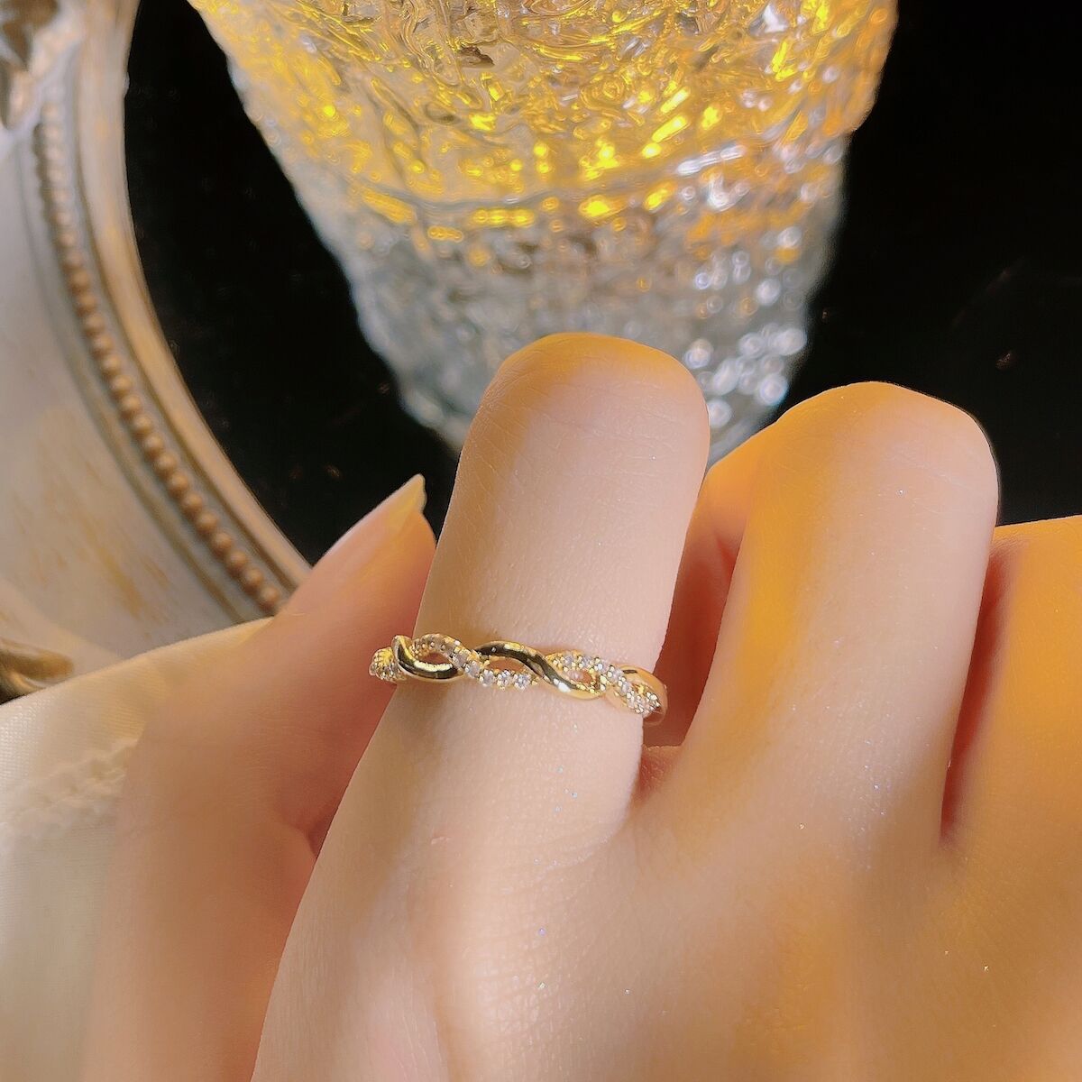 Star Female Affordable Luxury Fashion Niche Rings