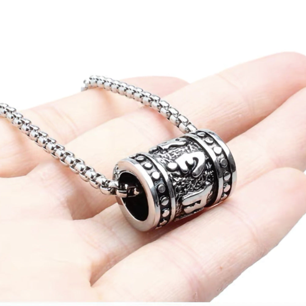 Titanium Steel Long Sweater Stainless Hip Hop Necklaces