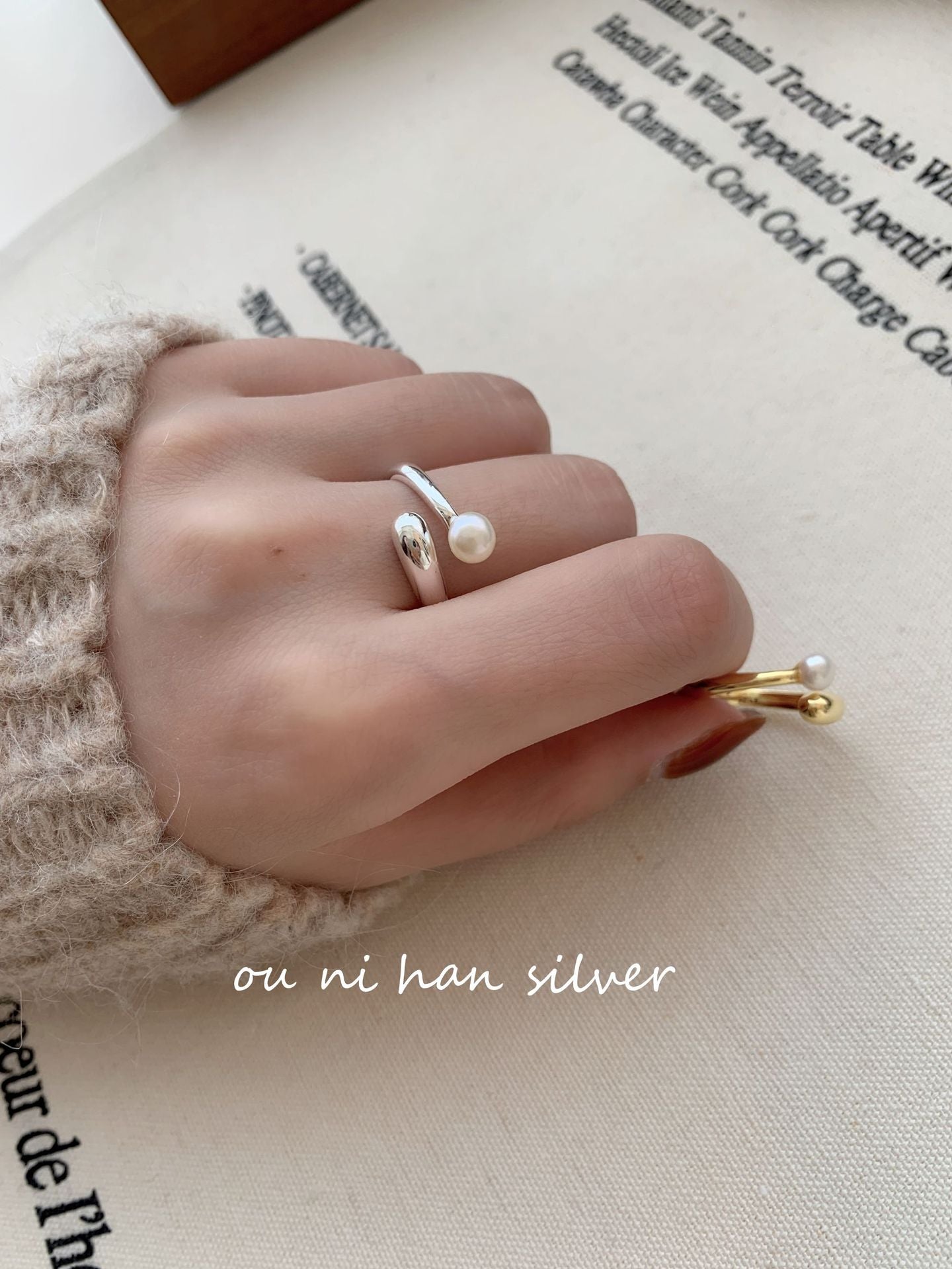 Oni Sterling Sier Female Style Design Rings