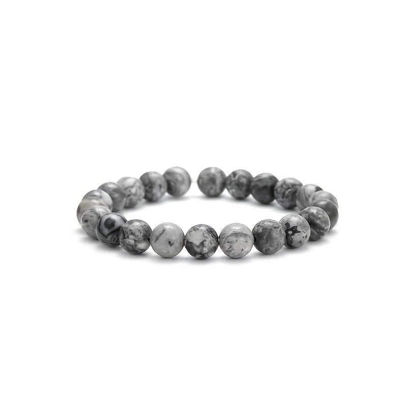 Men's Tigereye Beaded Ornament Haematite Obsidian White-barked Bracelets