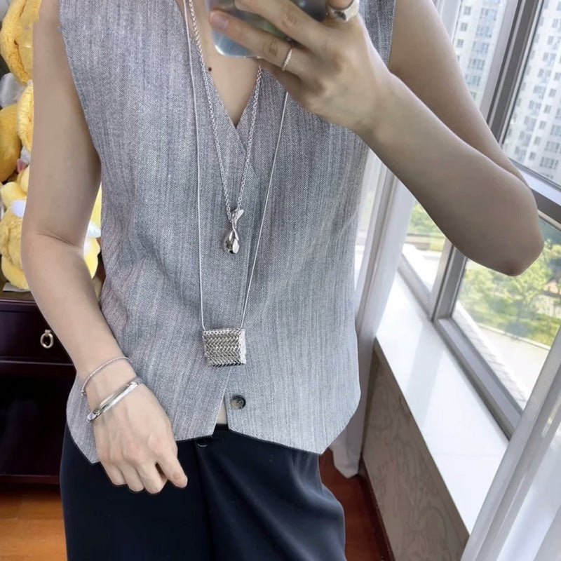 Bag Long Retro Affordable Luxury Simple Necklaces