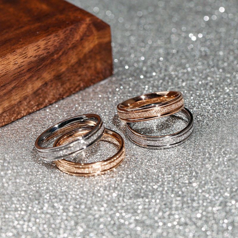 Style Simple Index Finger Joint Tail Titanium Steel Rings