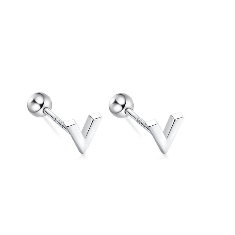 Pure Ear Korean Style Niche Screw Sleeping No Earrings
