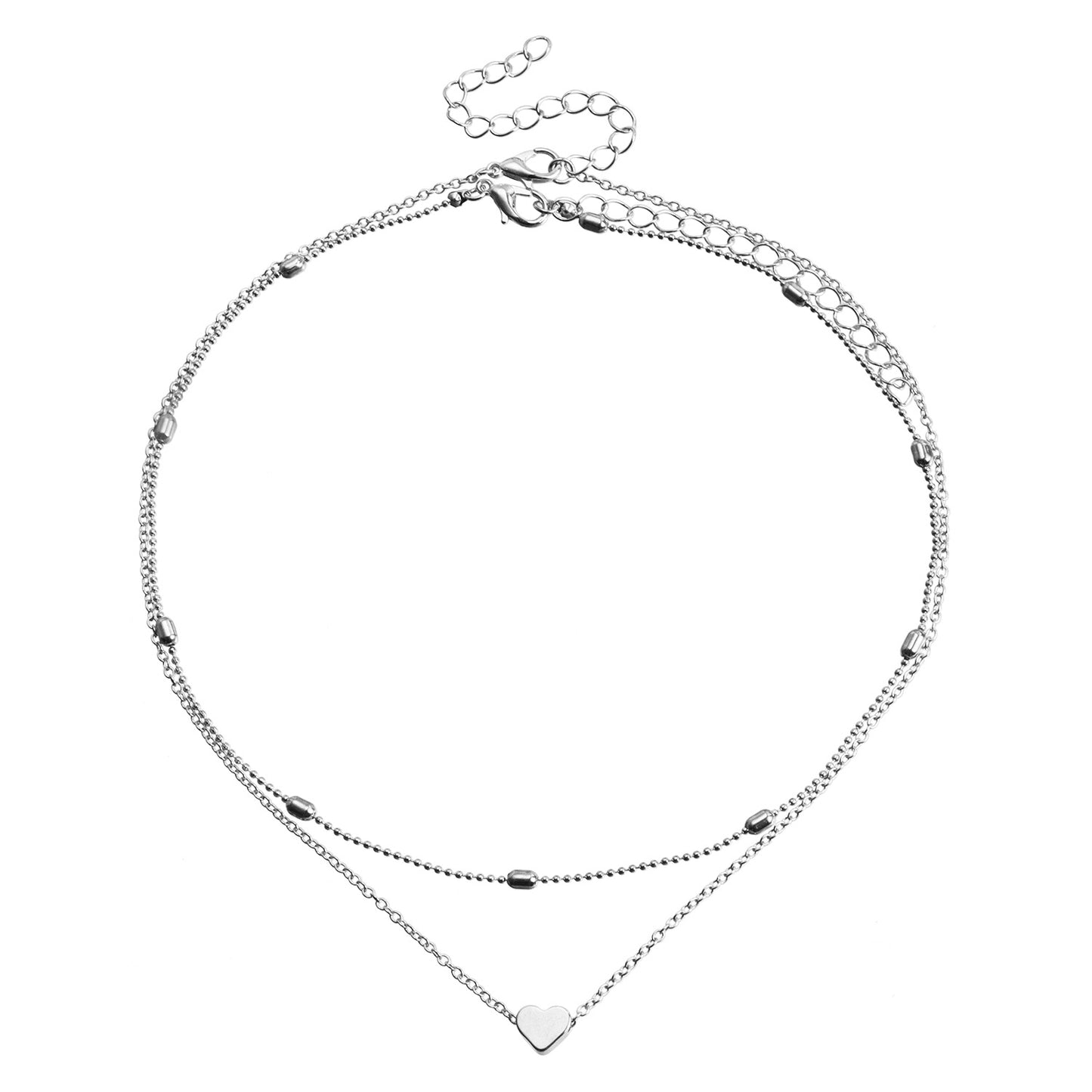 Peach Heart Female Personality Creative Accessories Necklaces