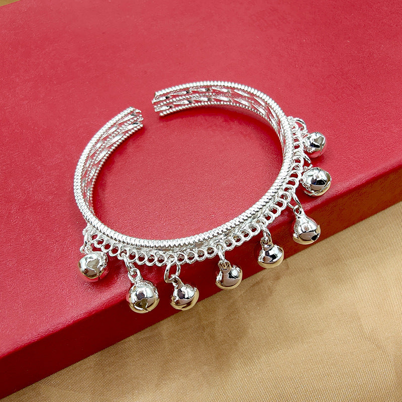 Lakes Stall Miao Sier Ethnic Style Eight Bell Bracelets