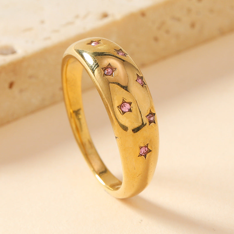 Popular Stainless Steel Cast Ornament Sun Rings