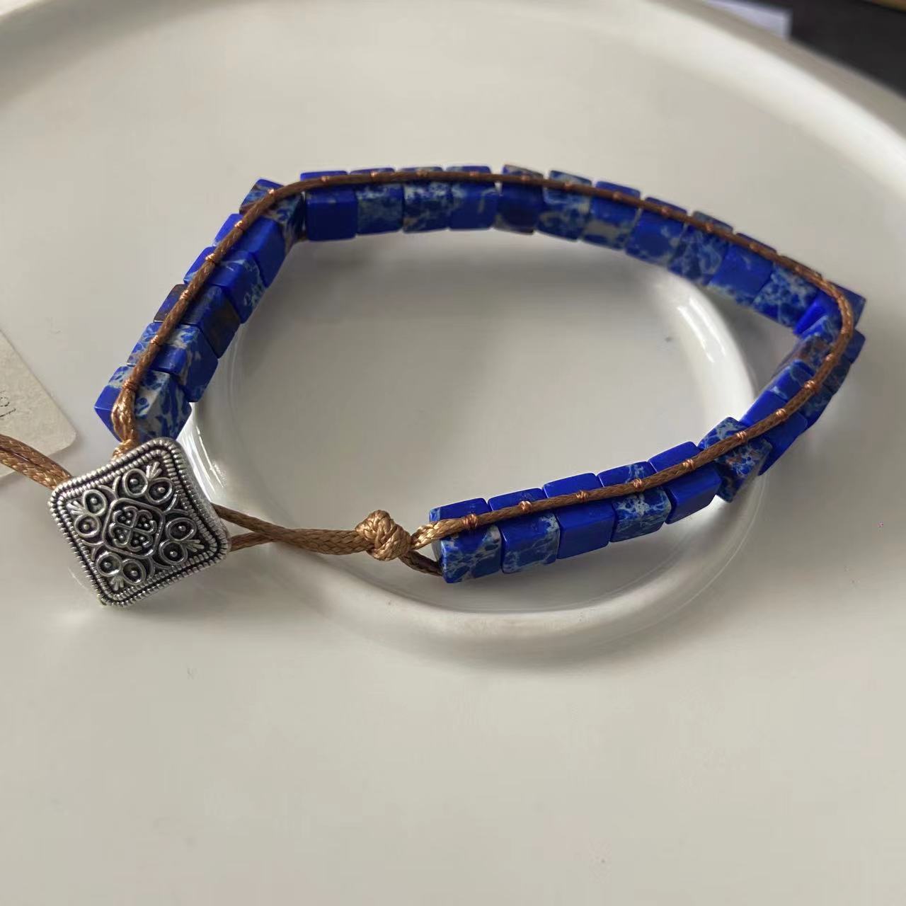 Ornament Emperor Stone Hand-woven Leather Bohemian Bracelets