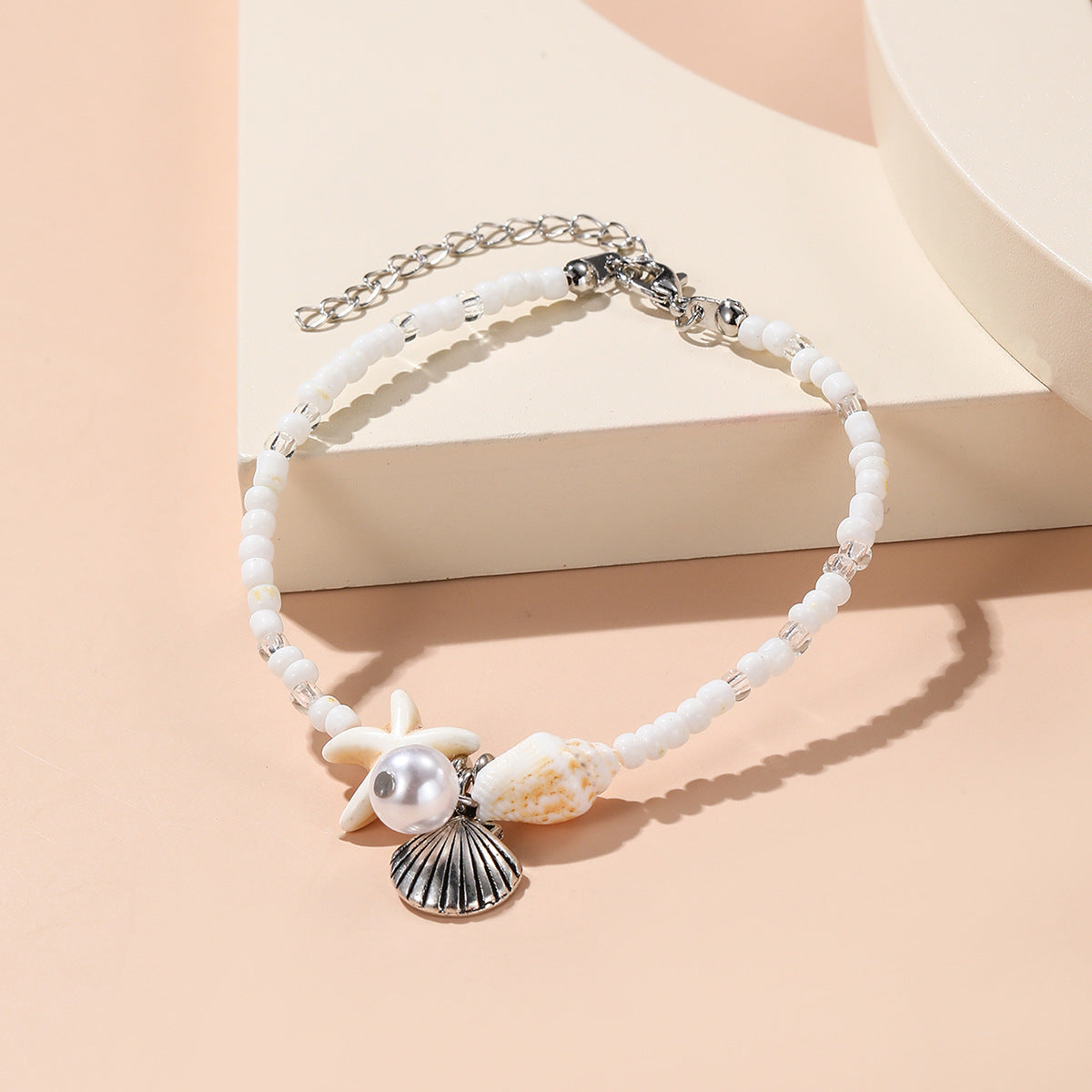 Bohemian Starfish Woven Summer Beach Shell Bracelets