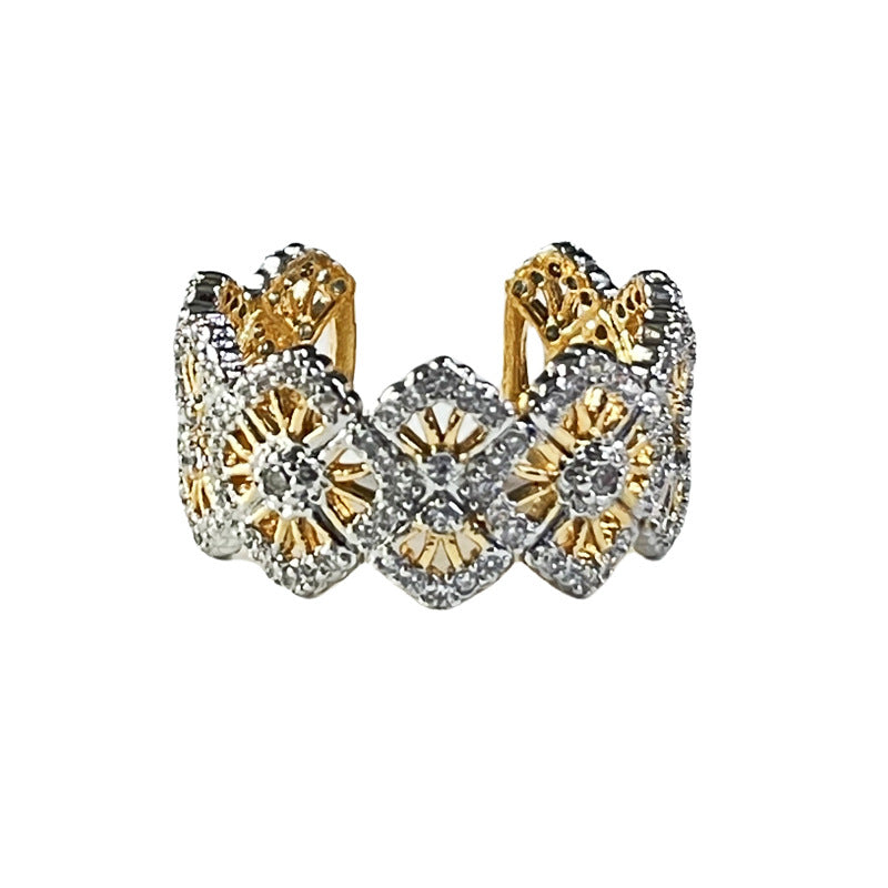 Women's Niche Palace Style Open Light Luxury Rings