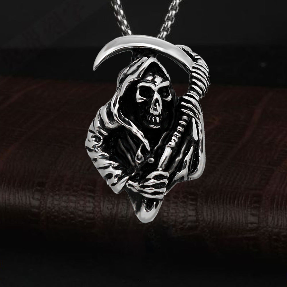 Titanium Steel Long Sweater Stainless Hip Hop Necklaces