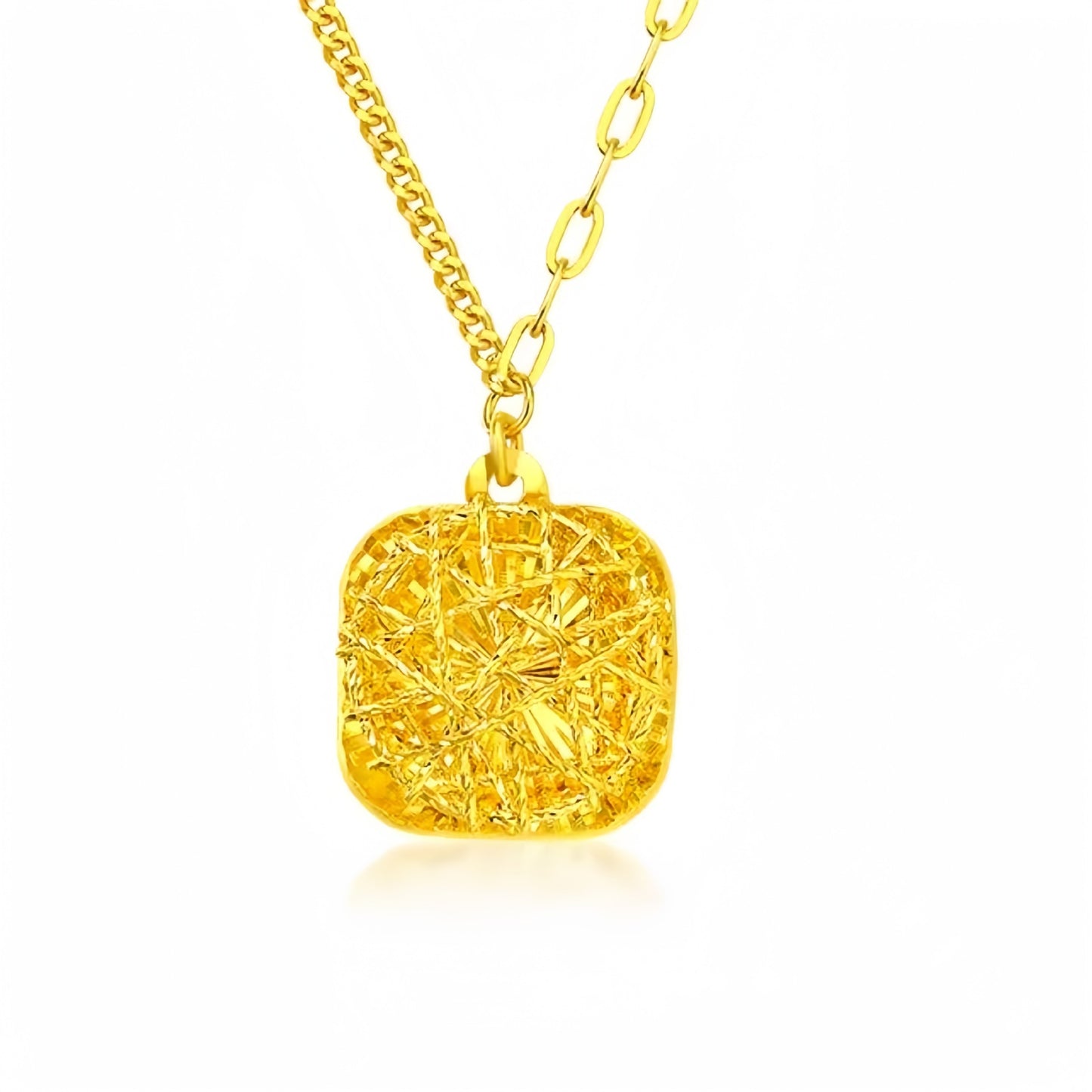 Flash Small Sugar Cube Light Luxury Necklaces