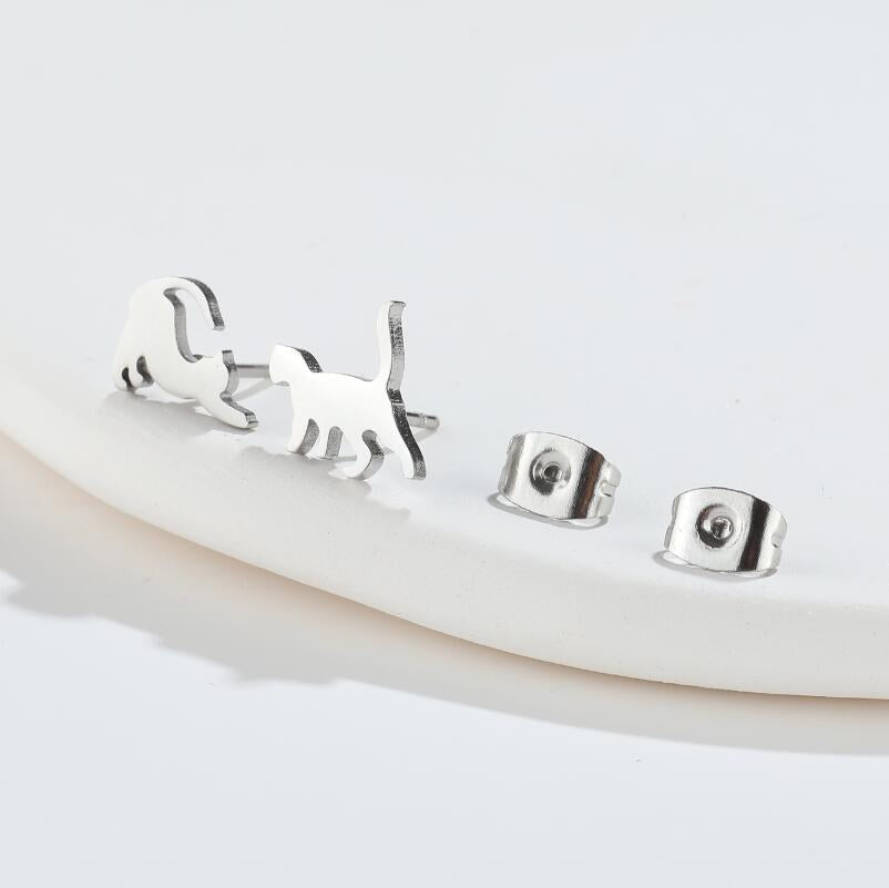 Ornament Fashionable Simple Cute Small Animal Earrings