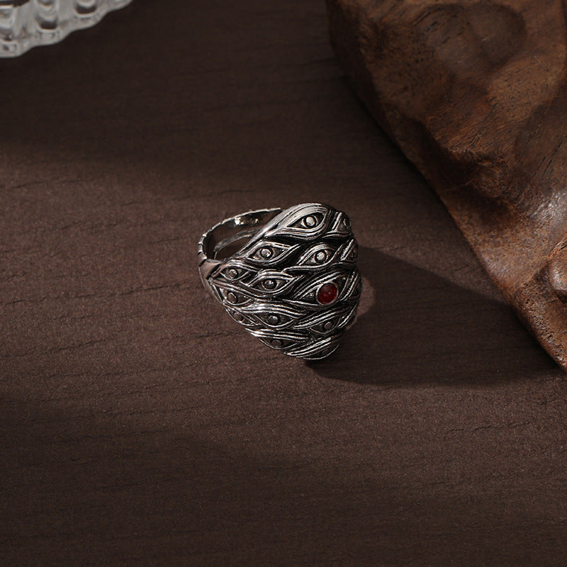 Men's Hip Hop Style Trendy Retro Elegant Zinc Rings