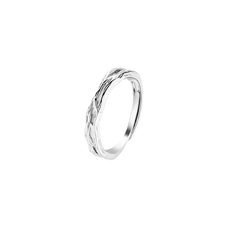 Women's & Men's Pair Niche Design Simple Temperament Open Rings