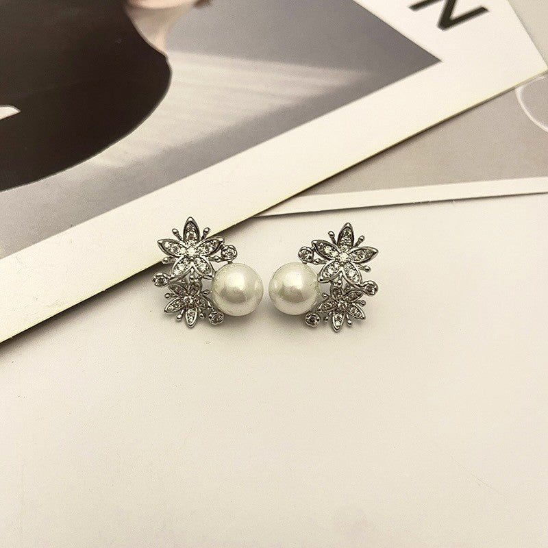 Shining Diamond Irregular Round Female Special Earrings