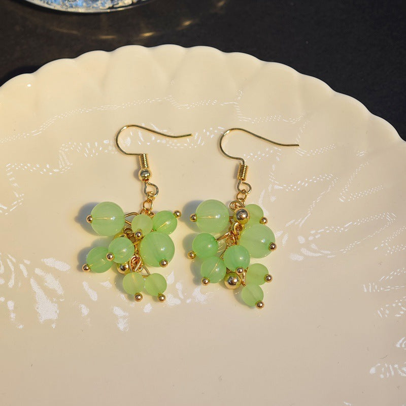 Women's Creative Simple Pearl Vintage Ornament Earrings