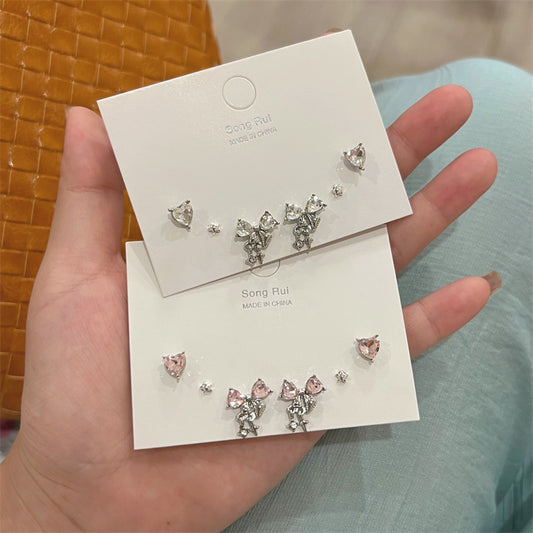 Set Exquisite Light Luxury Minority Design Earrings