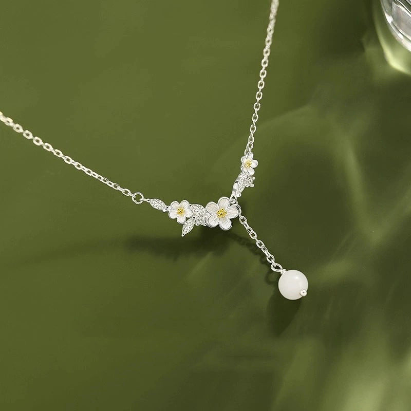 Women's Flower Simple Imitation Chalcedony Fashion Small Fresh Bracelet