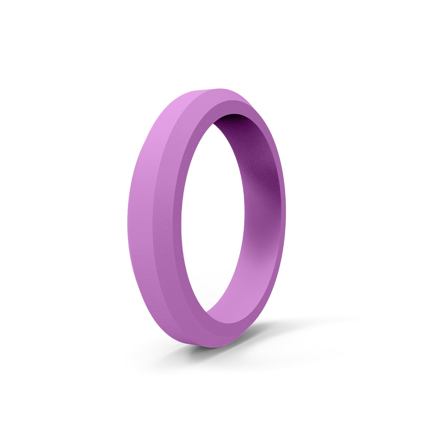 Women's Wide Beveled Silica Gel Folding Sports Rings