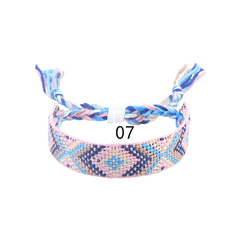 Nepal Ethnic Style Woven Wrist Strap Bracelets