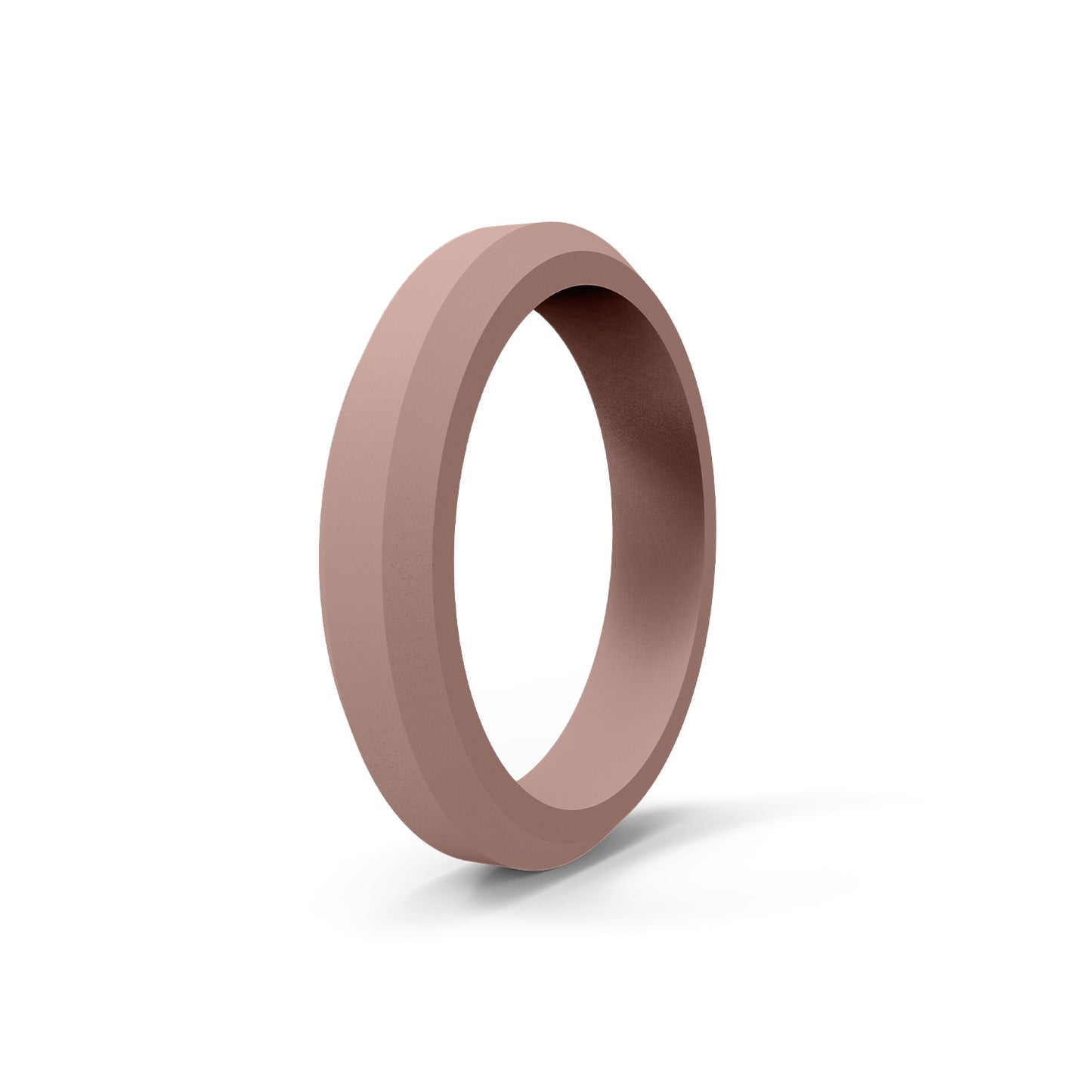 Women's Wide Beveled Silica Gel Folding Sports Rings