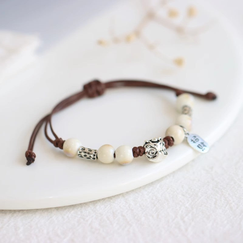 National Style Personalized Ceramic Chinese Couple Bracelets