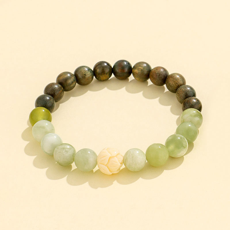 Women's Beaded Couple Niche High Sense Ivory Bracelets