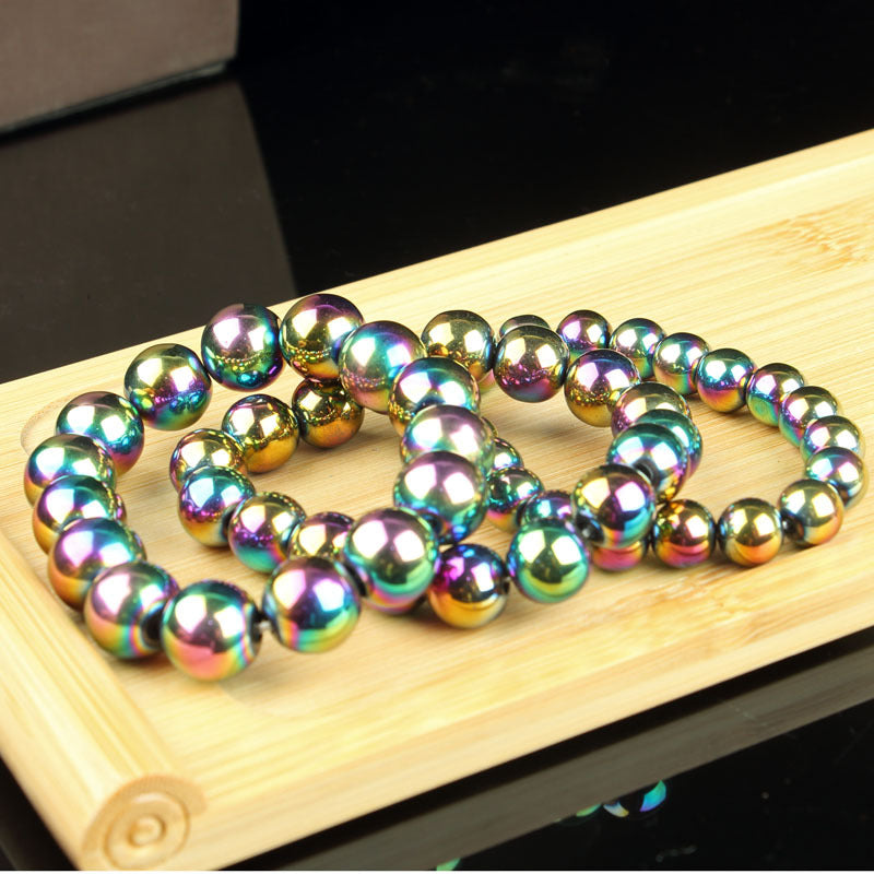 Slouchy Magnet Manual Hematite Energy Stone Necklaces