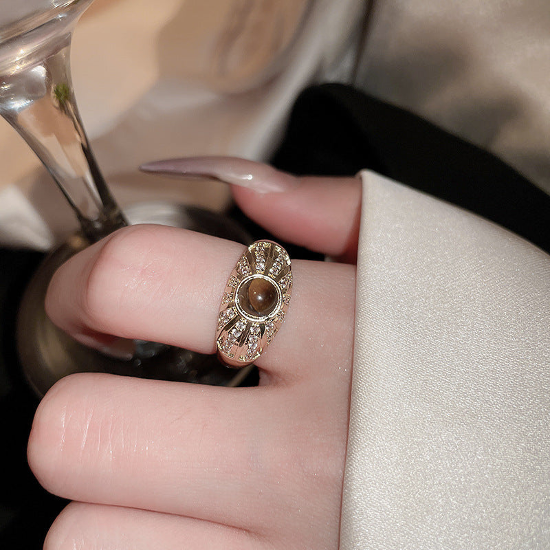 Women's Affordable Luxury Titanium Steel Index Finger Rings