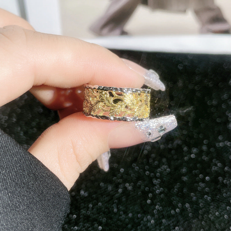 Women's Niche Palace Style Open Light Luxury Rings