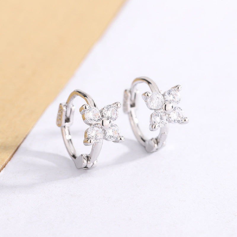 Trendy Inlaid Stone Temperament Four Sets Rings