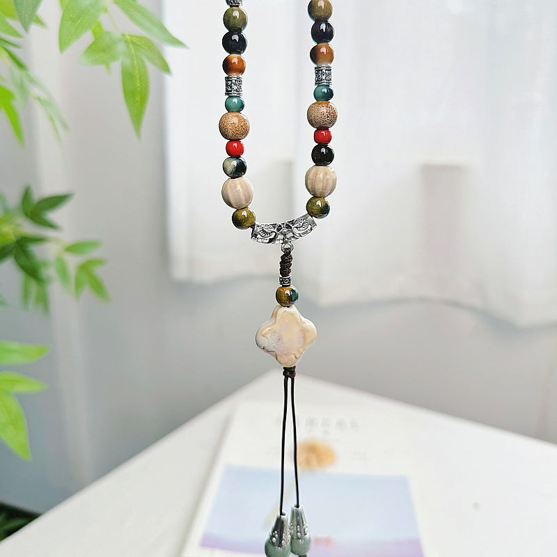 Style Antique Sweater Chain Long Adjustable Necklaces