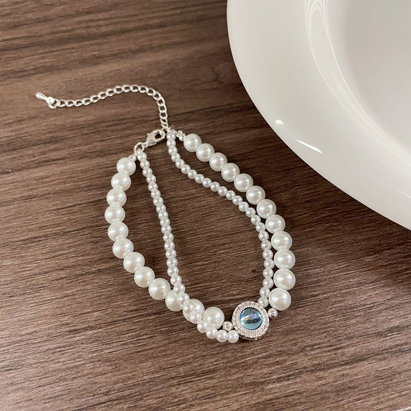 Women's French Retro Pearl Design Light Luxury High-grade Simple Bracelets