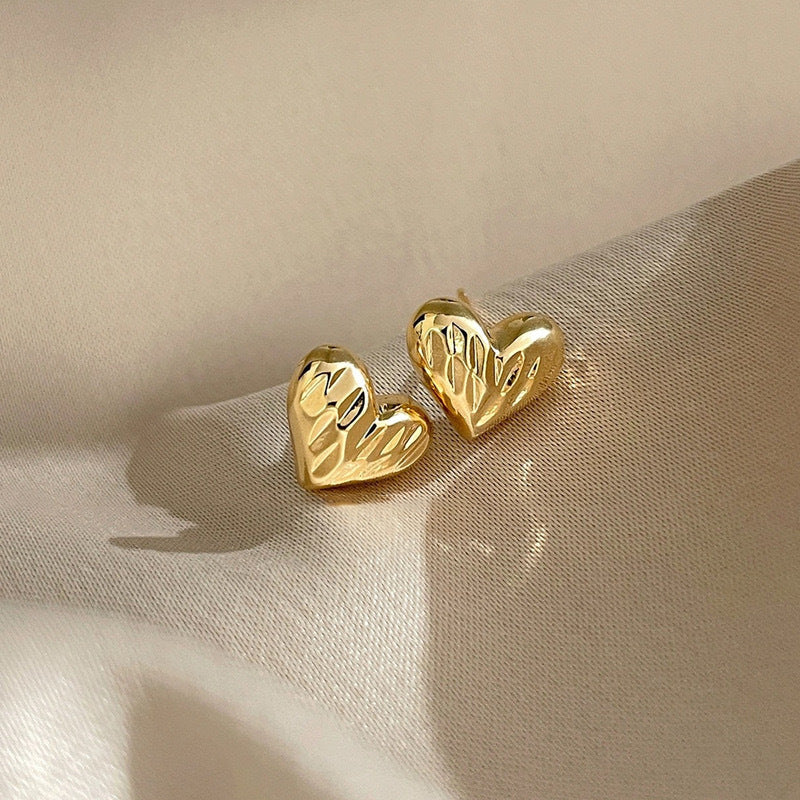 Women's Niche Design Geometric Sier Needle Exquisite Earrings
