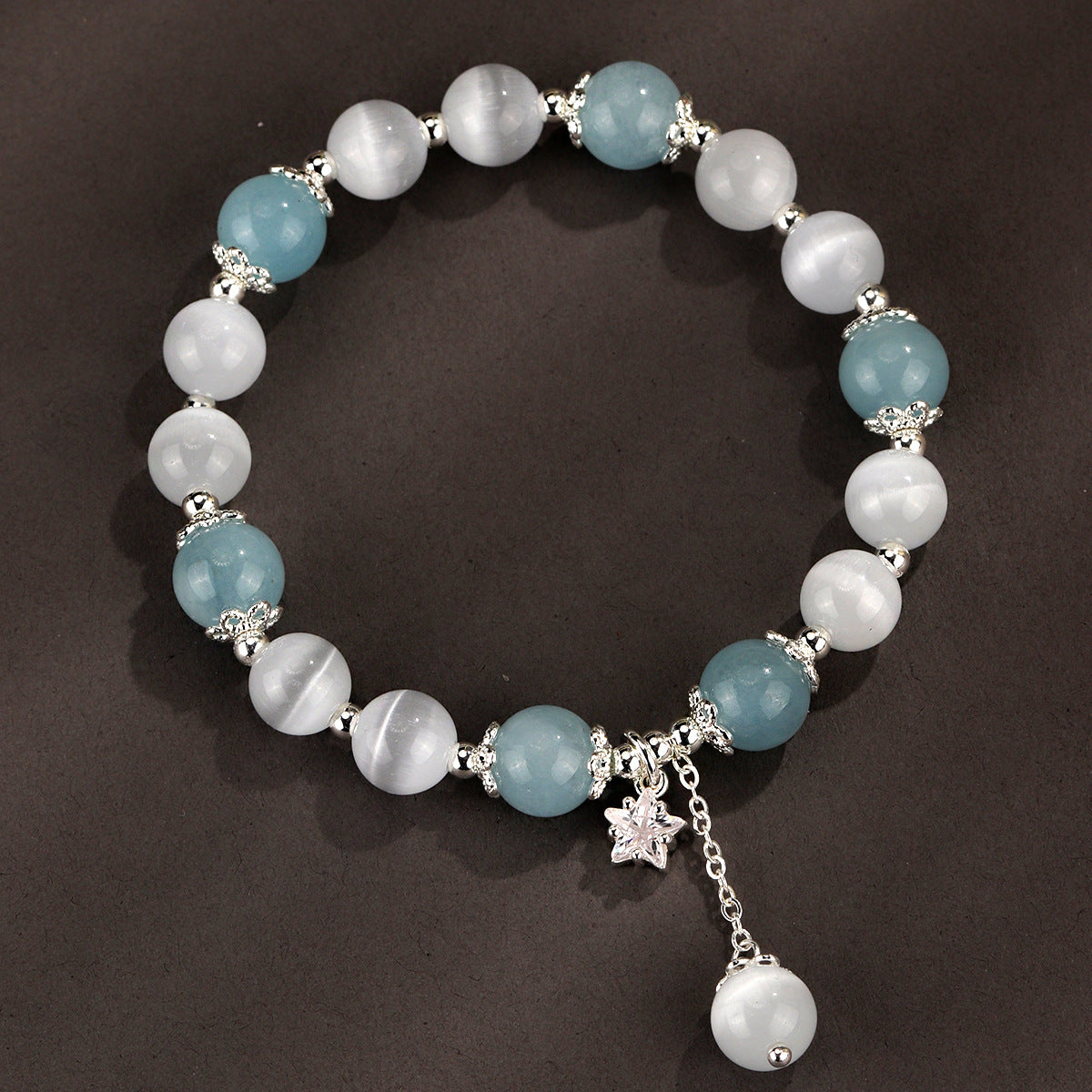 Style Red Agate Opal Beaded Female Bracelets